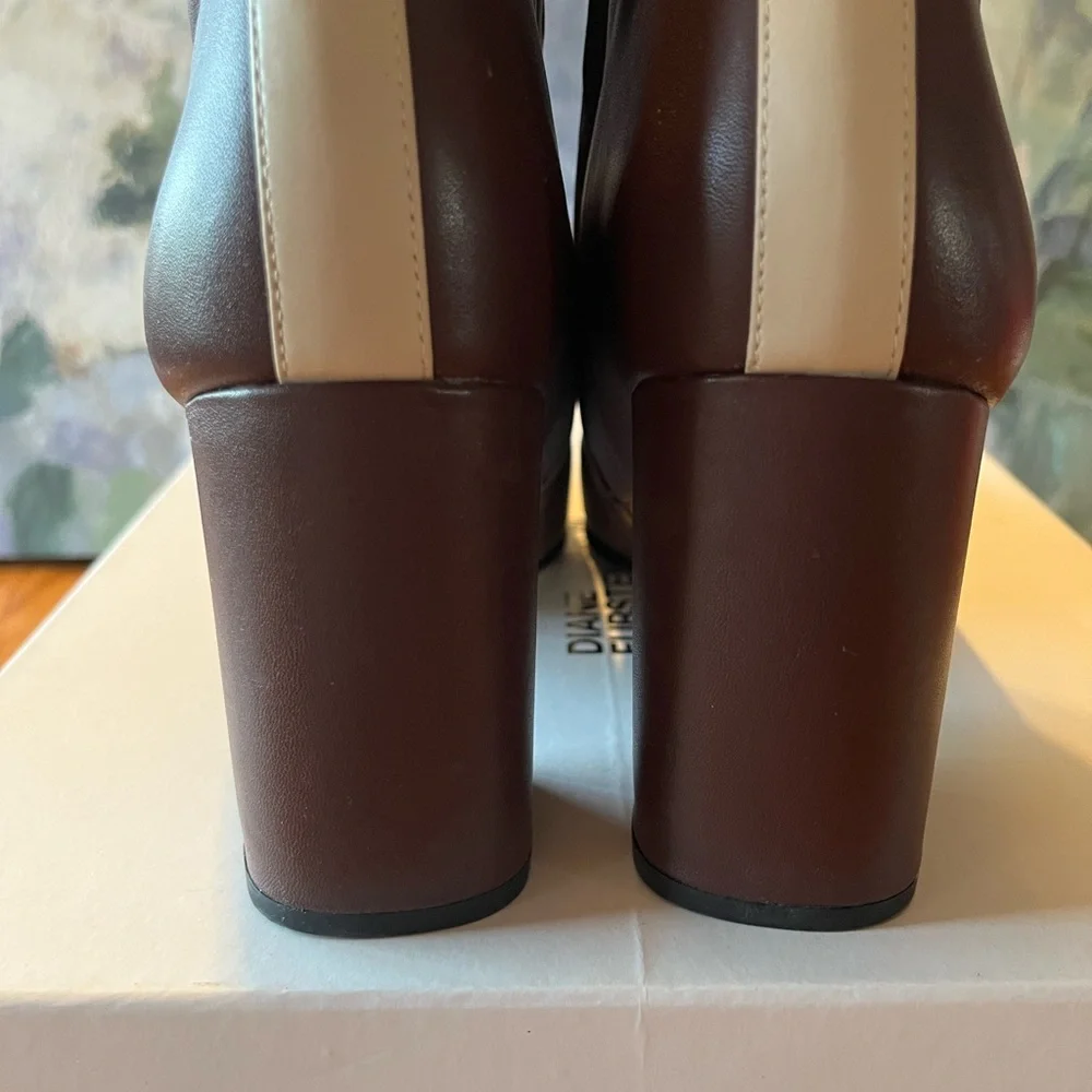 🍒Diane Von Furstenberg Leather Booties🍒 - Picture 8 of 14